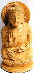 Buddha Statue, Holz